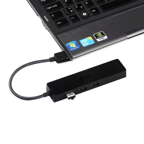 I-tec USB 3.0 Slim HUB 3 Port Gigabit Ethernet wydajny