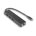 I-tec USB-C Slim 3-port HUB z Gigabit Ethernet szybki adapter USB