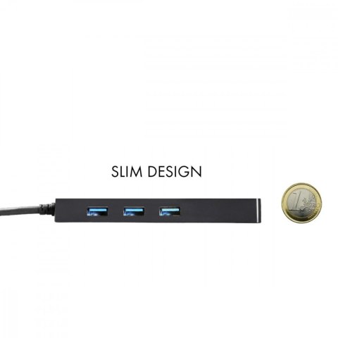 I-tec USB-C Slim 3-port HUB z Gigabit Ethernet szybki adapter USB