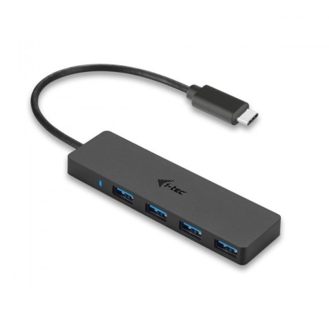 I-tec USB-C Slim Hub 4x USB 3.0 pasywny kompaktowy
