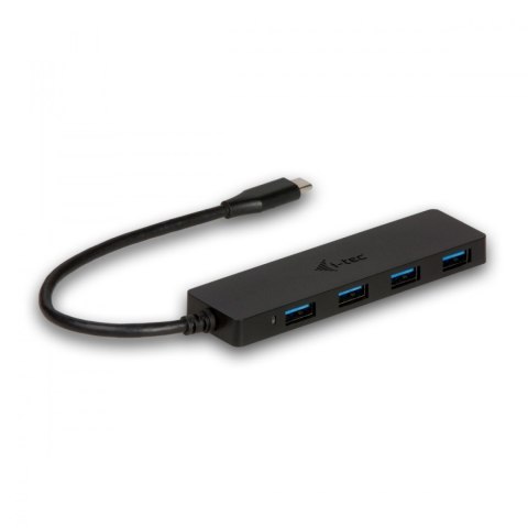 I-tec USB-C Slim Hub 4x USB 3.0 pasywny kompaktowy