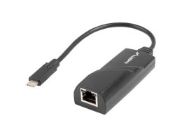 Karta sieciowa Lanberg USB-C 3.1 1X RJ45 1GB plug and play