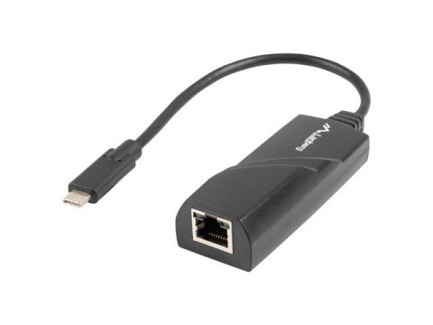 Karta sieciowa Lanberg USB-C 3.1 1X RJ45 1GB plug and play