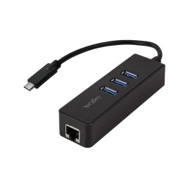 LogiLink Adapter Gigabit Ethernet USB 3.0 z hubem USB 3 porty