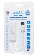 LogiLink Adapter Fast Ethernet RJ45 USB 2.0 szybki transfer
