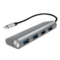 LogiLink Hub 4xUSB 3.1 USB-C aluminiowa obudowa elegancki
