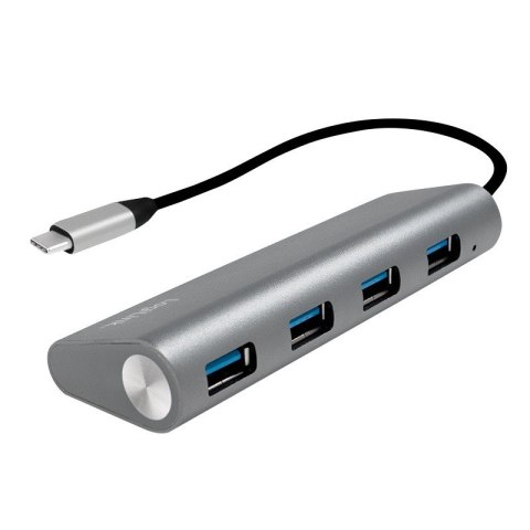 LogiLink Hub 4xUSB 3.1 USB-C aluminiowa obudowa elegancki