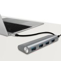 LogiLink Hub 4xUSB 3.1 USB-C aluminiowa obudowa elegancki