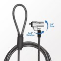 LogiLink Linka zabezpieczająca do notebooka Noble Lock PVC czarna