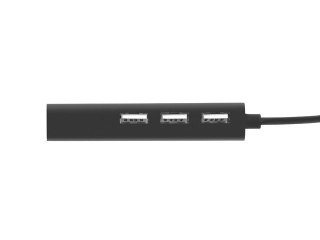 Natec Hub USB Dragonfly 3 porty USB 2.0 RJ45 kompaktowy adapter