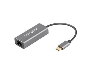 Karta sieciowa Natec Cricket USB-C 3.1 RJ-45 1Gb kompaktowa