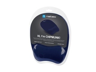 Podkładka ergonomiczna Natec Chipmunk Memory Foam 230x200 granatowa