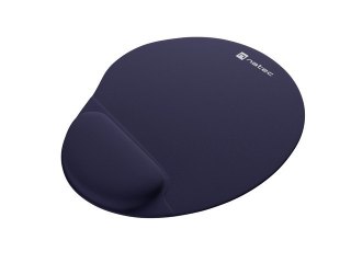 Podkładka pod mysz Natec Marmot ergonomiczna granatowa z żelowym wsparciem