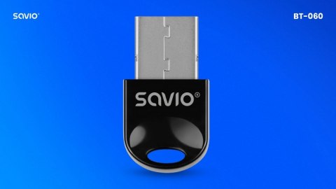 Adapter Bluetooth Savio BT-050 5.0 szybki USB minimalne zużycie energii