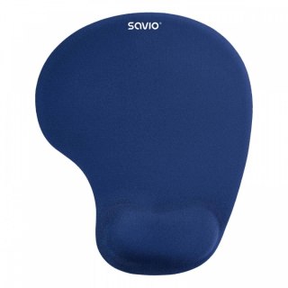Podkładka żelowa Savio MP-01NB ciemnoniebieska ergonomiczna wielofunkcyjna
