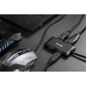 YENKEE Hub ładujący 4 porty USB 3.0 szybki czarny rozdzielacz