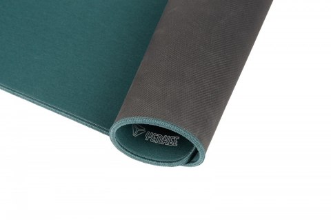 Podkładka pod klawiaturę i mysz XXL YENKEE Zielona gamingowa ergonomiczna
