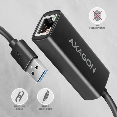 Karta sieciowa AXAGON ADE-AR Gigabit Ethernet USB-A 3.2 Stabilne połączenie
