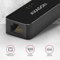 Adapter AXAGON ADE-XR USB2.0 Fast Ethernet 10/100Mbit kompaktowy