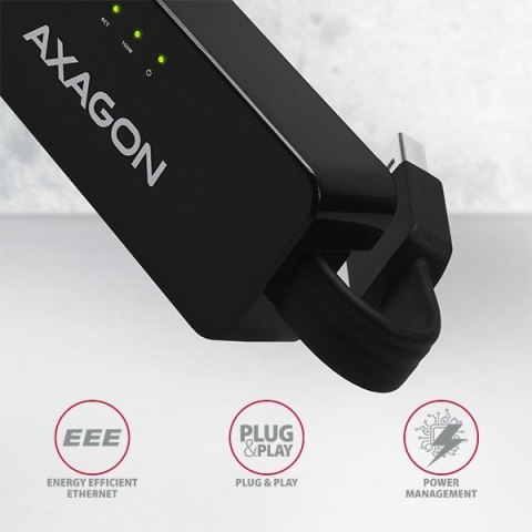 Adapter AXAGON ADE-XR USB2.0 Fast Ethernet 10/100Mbit kompaktowy