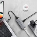 Karta sieciowa AXAGON ADE-TXPD Gigabit Ethernet USB-C 100W dla laptopów