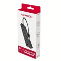 Hub USB AXAGON HUE-C1A 4-portowy 5Gbps podróżny z zasilaniem USB-C