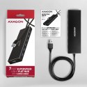 Hub AXAGON HUE-F7A 7-portowy USB 3.2 Gen 1 z kablem 1m