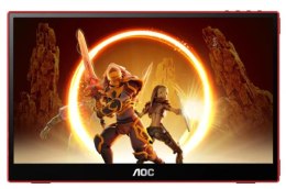 Monitor AOC 16G3 15.6 FHD IPS 144Hz USB-C lekki przenośny do gier