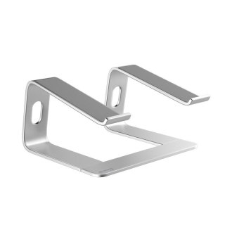 Podstawka CRONG AluBench aluminiowa ergonomiczna srebrna do laptopa