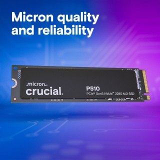 Dysk SSD Crucial P510 2TB M.2 NVMe Gen5 10000 MB/s szybki wewnętrzny