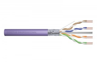 Digitus Kabel teleinformatyczny kat.6 F/UTP do sieci LSOH 500m fioletowy