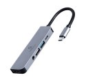 Gembird Adapter USB-C 5w1 PD HDMI Audio USB 3.1 metalowa obudowa