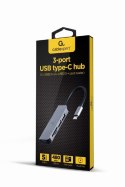 Hub Gembird 3-portowy USB-C z czytnikiem kart SD i USB 3.0