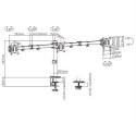 Gembird Ramię biurkowe na 3 monitory 17-27 cali regulowane do 7kg