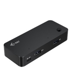 I-tec Universal KVM HUB 2x USB-C 2x USB-A 3.0 aktywny koncentrator