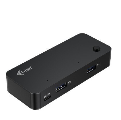 I-tec Universal KVM HUB 2x USB-C 2x USB-A 3.0 aktywny koncentrator