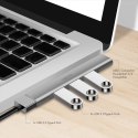 LogiLink HUB USB-C 1x USB-A 3.0 3x USB-A 2.0 kompaktowy aluminiowy