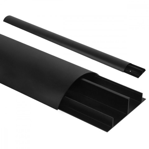 Listwa maskująca Maclean MC-814 B aluminiowa czarna do kabli 75cm