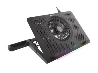 Podstawka chłodząca Natec Genesis Oxid 450 RGB 15.6'' dla graczy