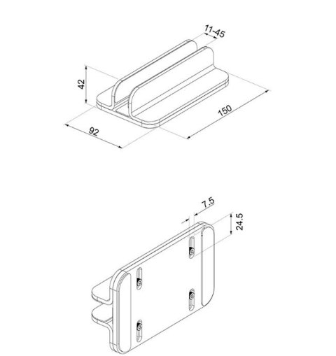 Stojak Neomounts NSLS300BLACK do notebooka 11-17 cali aluminiowy