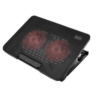 Podstawka chłodząca Savio COS-02 LED z 2 wentylatorami dla laptopów do 17,3"
