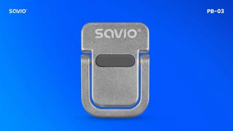 Savio Stopki do laptopa srebrne PB-03 regulowane uniwersalne