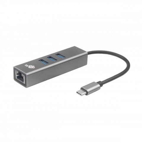 Adapter TB USB C - RJ45 oraz 3xUSB A 1000 Mb/s wydajny