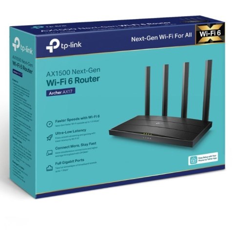 Router TP-LINK AX1500 Dual-Band Wi-Fi 6 szybki 1201 Mbps