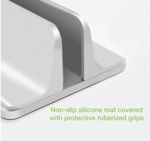 Techly Podstawka do laptopa pionowa regulowana oszczędzająca miejsce do 17 cali