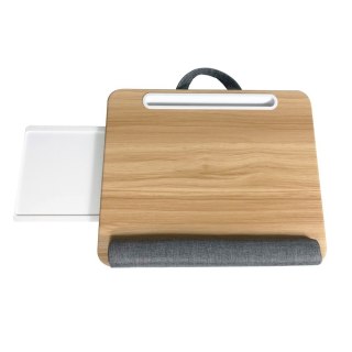 Techly Podstawka pod laptop na kolana MDF z wysuwaną półką na mysz