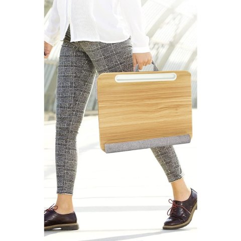 Techly Podstawka pod laptop na kolana MDF z wysuwaną półką na mysz