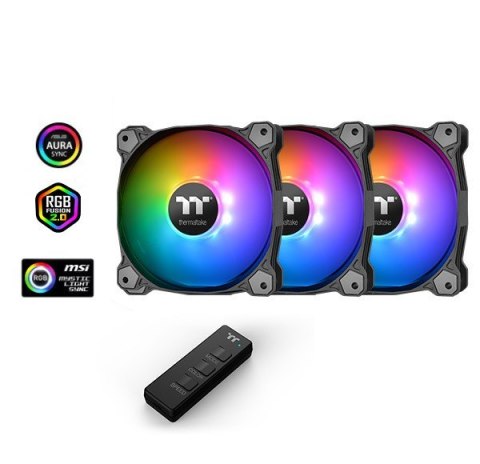 Wentylator Thermaltake Pure 12 ARGB Sync 3 sztuki 12 cm cichy