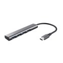 Trust Halyx 4 Portowy USB-C HUB szybki aluminiowy koncentrator USB-A