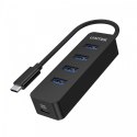 Unitek HUB USB-C 4x USB-A 3.1 aktywny hub o dużej wydajności